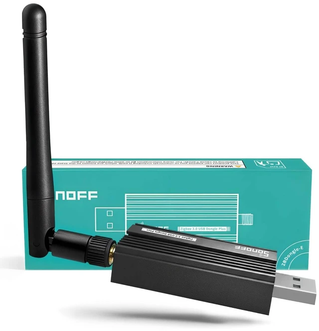 Main image of Zigbee 3.0 USB Dongle Plus-E (ZBDongle-E) | Universal Zigbee Coordinator, EFR32MG21 Chip | for Home Assistant (ZHA), Zigbee2MQTT & openHAB | Local Smart Home Automation Hub, Replaces Cloud Hubs