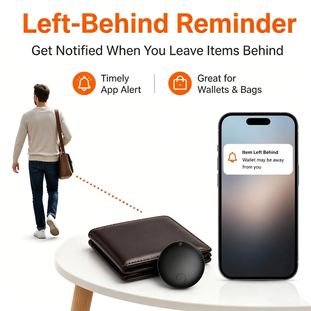 Alt view image 6 of 7 - GPS Tracker for Vehicles No Monthly Fee (Android Only) - 4 Pack | Mini Car Tracker Tag, Tracking Devices, Hidden Compatible with Google's Find Hub for Pet, Car, Key, Luggage
