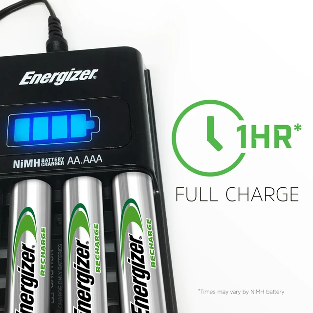 Alt view image 3 of 7 - Recharge Universal Charger for NiMH Rechargeable AA, AAA, C, D, and 9V Batteries