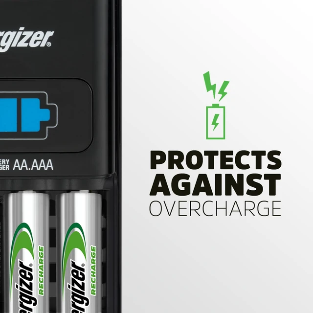 Alt view image 7 of 7 - Recharge Universal Charger for NiMH Rechargeable AA, AAA, C, D, and 9V Batteries