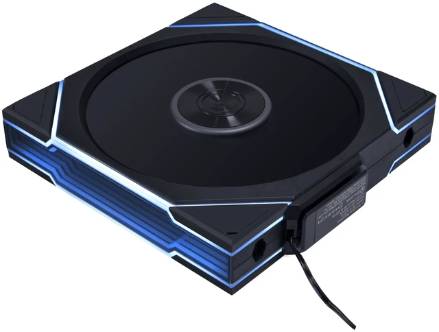 Main image of UNI Fan TL Wireless 140 ARGB PWM Fan, Black (14TL1W1B) | 2.4 GHz Wireless Signal ARGB Fan Control, Dual-Zone Lighting, Fluid Dynamic Bearing, Controller NOT Included & Required