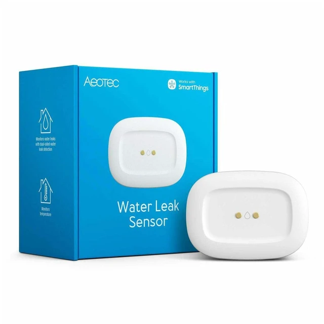 Alt view image 3 of 3 - SmartThings SmartThings Water Leak Sensor, ZigBee, Battery Powered, Smart Home Hub Compatible