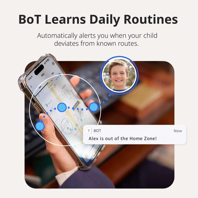 Alt view image 7 of 7 - Talk® Kids GPS Tracker with 2-Way Voice Messaging - Screen-Free, School-Friendly, 7-Day Battery, Subscription Required, 30-Day Satisfaction Promise