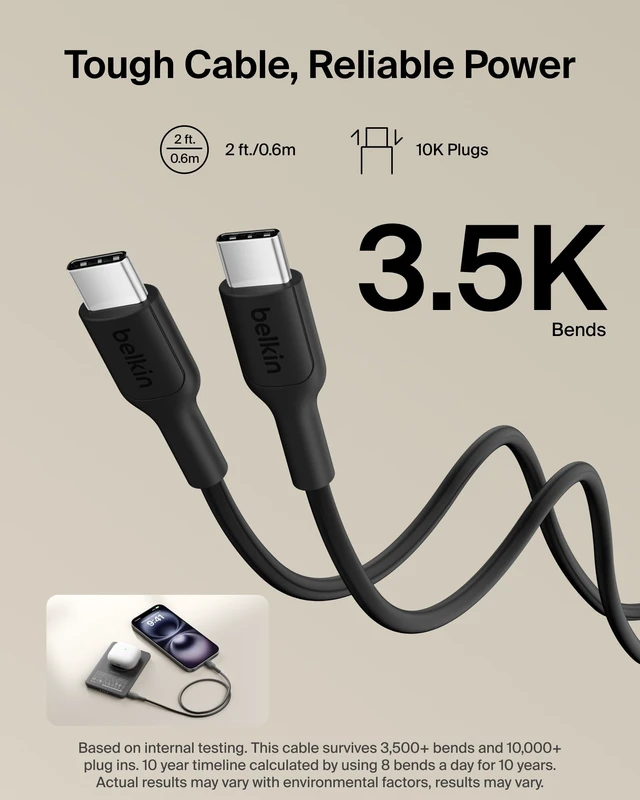 Alt view image 6 of 7 - 5K 7.5W Ultra Slim Portable Power Bank, Supports MagSafe Accessories | Wireless Charging Battery Pack, iPhone 15/16/17, MagSafe Wallet, USB C Port, USB C Cable, Magnetic