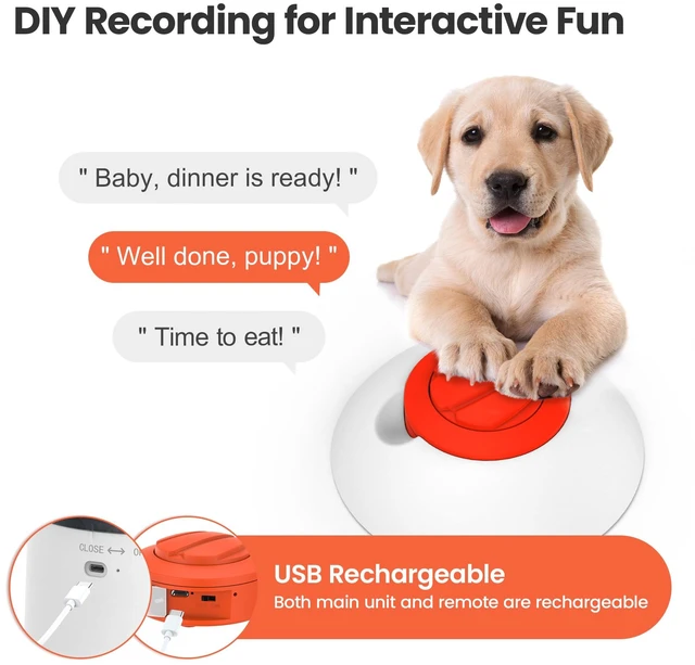 Alt view image 3 of 6 - Dog Puzzle Feeder Toy, Interactive IQ Training | Electronic Treat Dispenser, Automatic Rechargeable With Remote for Food Dispensing, All Breeds, 280ml Capacity
