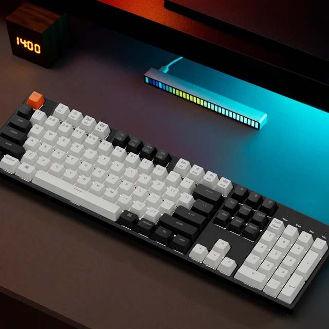 Alt view image 2 of 7 - C2 Wired Full-Size Keyboard, Brown Switch, White Backlit | 104-key wired mechanical keyboard with number pad, Keychron Brown Switch, white backlight and 1000 Hz polling.