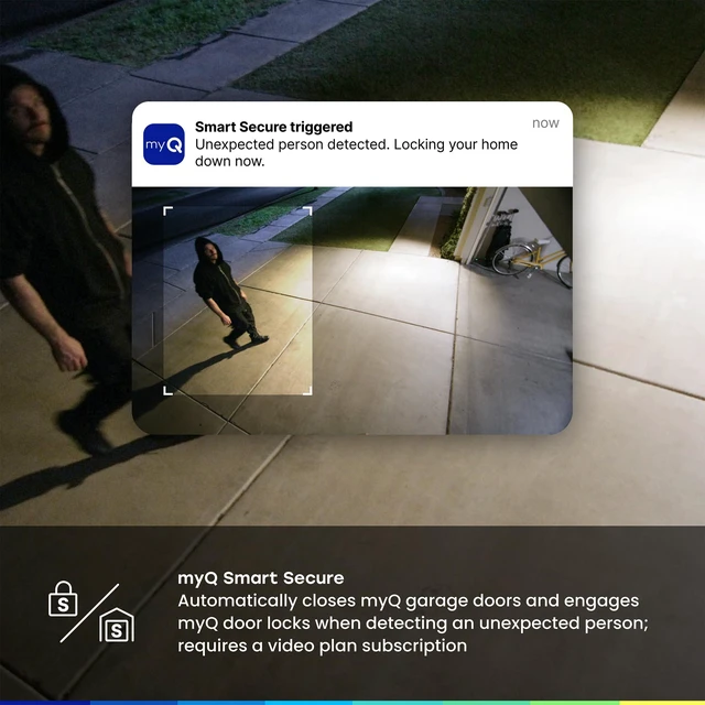 Alt view image 6 of 7 - Chamberlain myQ Smart Outdoor Wired Camera
