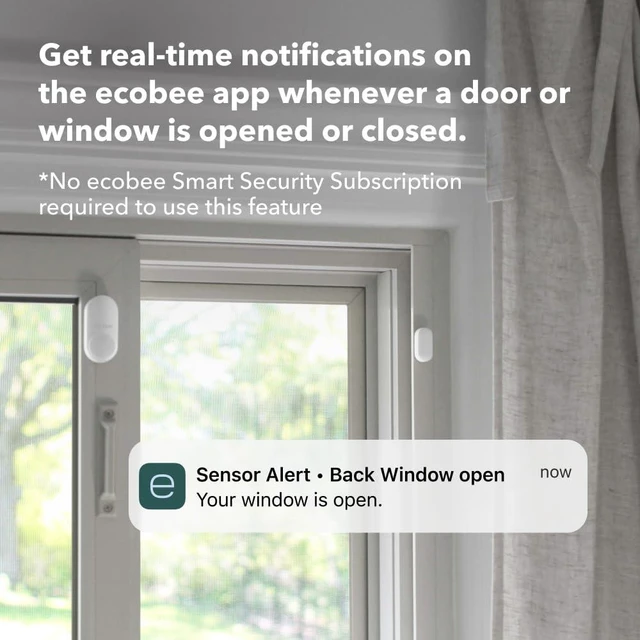 Alt view image 3 of 6 - Smart Sensor for Doors & Windows 2 Pack for Home Security | Get instant alerts when doors and windows are opened. Enhance your security and peace of mind by securing your home.