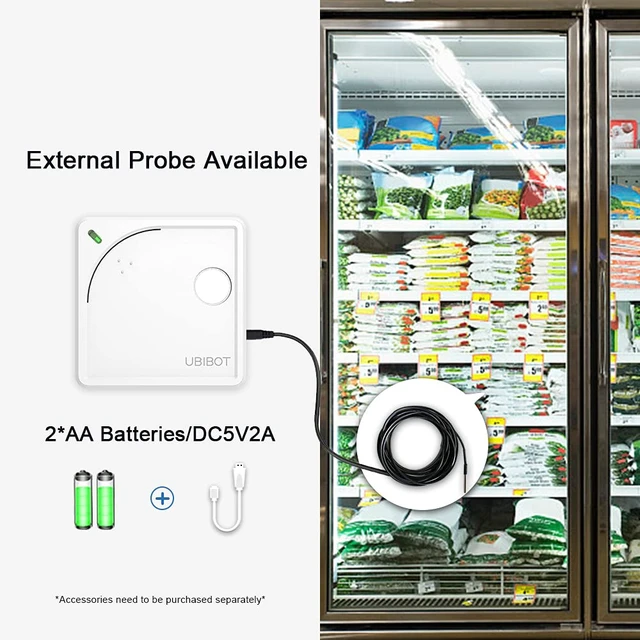 Alt view image 5 of 7 - WS1 WiFi Environmental Sensor: Temp, Humidity, Light Monitoring | External Probe | Alerts, Schedule Reports & Device Sharing | Local Deployment| IFTTT & Alexa | 2.4GHz WiFi, No Hub Needed
