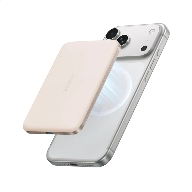 Main image of Nano Magnetic Power Bank, 5,000mAh Qi2-Certified 15W Portable Charger | Ultra-Slim Travel Essentials: 0.34 in, Qi2 15W MagSafe-Compatible Battery Pack for iPhone 17/16/15 Series and More
