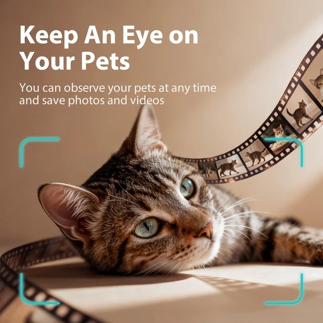 Alt view image 5 of 7 - Automatic Cat Feeder with Camera - AI Pet Recognition & Recording, Night Vision, 5G WiFi APP Remote Control, Two-Way Audio & Desiccant Bag, Timed Programmable Food Dispenser for Small Pets