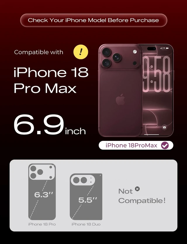 Alt view image 2 of 7 - for iPhone 18 Pro Max Screen Protector Easy Installation | 2 Pack, 6.9 inch, HD Clear, 9H Tempered Glass, Bubble Free, Auto Dust-Elimination