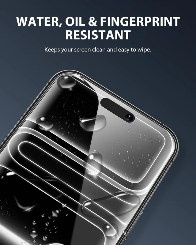 Alt view image 6 of 7 - 2 Pack for iPhone 18 Pro Max Matte Screen Protector | 6.9 inch , Anti-Fingerprint & Anti-Glare Screen Protector Tempered Glass Easy Installation