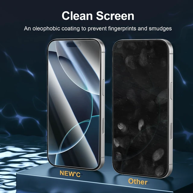 Alt view image 5 of 7 - for iPhone 17 Pro Max, iPhone 16 Pro Max Screen Protector HD Clear | 3 Pack, HD Clear, Easy Installation Tool Included, Tempered Glass, 9H Hardness, Scratch Resistant, Bubble Free