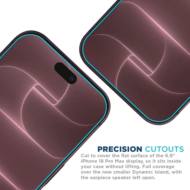 Alt view image 4 of 6 - Screen Protector for iPhone 18 Pro Max, Ballistic Glass, 3-Pack | 9H Tempered hardness, Oleophobic coating, Case-friendly fit, Bubble-free install, Crystal-clear display, Touch-sensitive