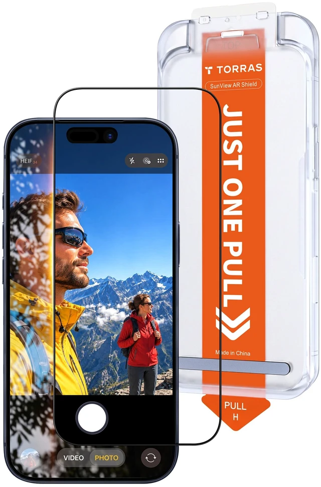 Main image of SunView AR Ultra for iPhone 18 Pro Max/17 Pro Max Screen Protector | Anti Glare, Anti-Reflective, 12FT Military Protection, Bubble & Dust Free Install, 9H+ Tempered Glass, Full Coverage, 1-pack