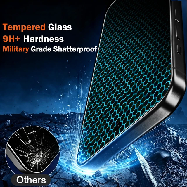 Alt view image 2 of 7 - 3 Pack Screen Protector for iPhone 18 Pro Max, Tempered Glass | 9H+ Hardness, Military-Grade Shatterproof, Anti-Scratch, HD Clear, Case Friendly, Easy Installation, Bubble Free