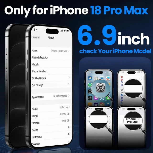 Alt view image 2 of 7 - for iPhone 18 Pro Max Case, Magnetic & Shockproof, Cherry Red | 1 X Lens Protector, Compatible with MagSafe, Military-Grade Protection, Shockproof Case for iPhone 18 Pro Max 6.9 inch