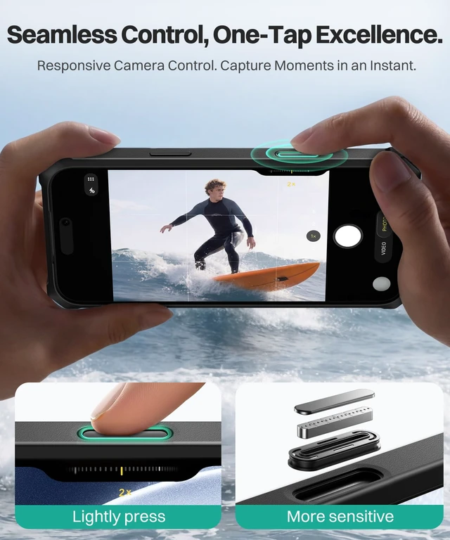 Alt view image 6 of 7 - for iPhone 18 Pro Max Case with Card Slot & Safety Lock, Black | Holds 4~5 Cards & Cash, RFID Blocking, Camera Control Button, Shockproof Wallet Phone Case for Apple iPhone 18 Pro Max 6.9''
