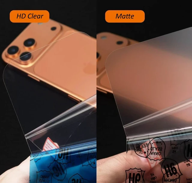 Alt view image 4 of 5 - 3pcs Rear Back Screen Protector For iPhone 18 Pro Max /17 Pro Max | Scratch Resistance Matte Protective Guard Film