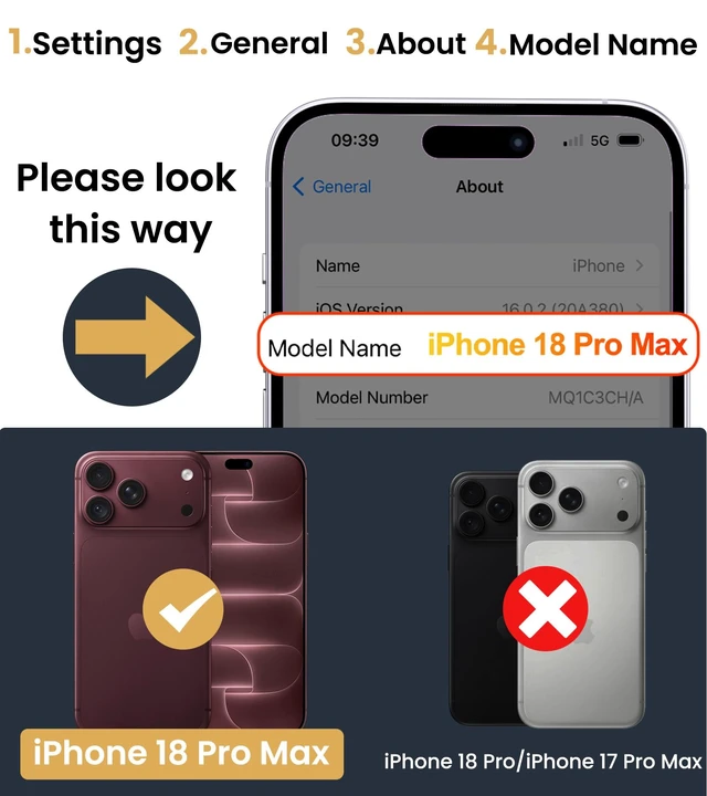 Alt view image 2 of 7 - for iPhone 18 Pro Max Case with Card Holder & Kickstand, Black | RFID Blocking, Sliding Camera Lens Cover, Stand, Military-Grade Heavy-Duty Shockproof Phone Case Cover for 18 Pro Max 2026