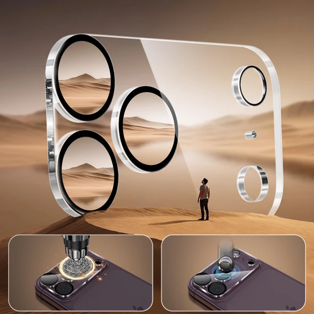 Alt view image 6 of 6 - 2+2 Pack for iPhone 18 Pro Max Matte Screen Protector | Anti Glare Anti Fingerprint Sensitive Touch Self Healing Bubble Free Flexible Film with Camera Lens Protector
