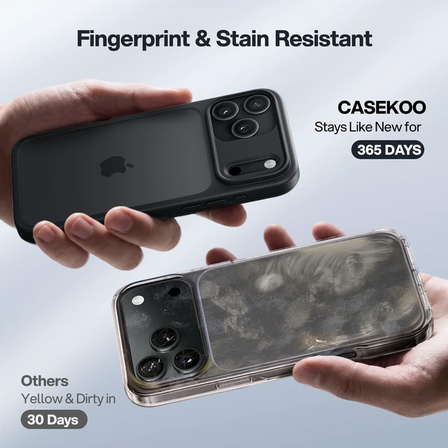 Alt view image 3 of 7 - for iPhone 18 Pro Max / 17 Pro Max Case, Shockproof, Frosted Black | 15FT Military-Grade Protection, Anti-Fingerprint, Matte Protective, Slim & Hard Cover, Virgin TPU, Phone Case Thin 6.9"