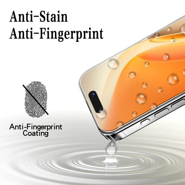 Alt view image 6 of 7 - Screen Protector for iPhone 18 Pro Max + Camera Lens Protector | Tempered Glass for Apple iPhone 18 Pro, No Bubbles, Anti Scratch, Easy to Install, 2+2 Pack