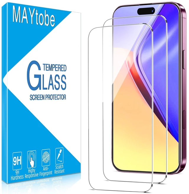 Main image of 2-Pack Tempered Glass for Apple iPhone 18 Pro Max Screen Protector | 9H Hardness, No Bubbles, Anti Scratch, Easy to Install