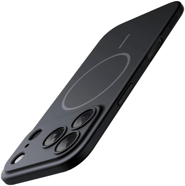 Main image of Magnetic Slim Case for iPhone 18 Pro Max, Black | Ultra-Thin Lightweight Design, Compatible with MagSafe, Anti-Slip Grip, Camera Lens Protection, Matte Finish