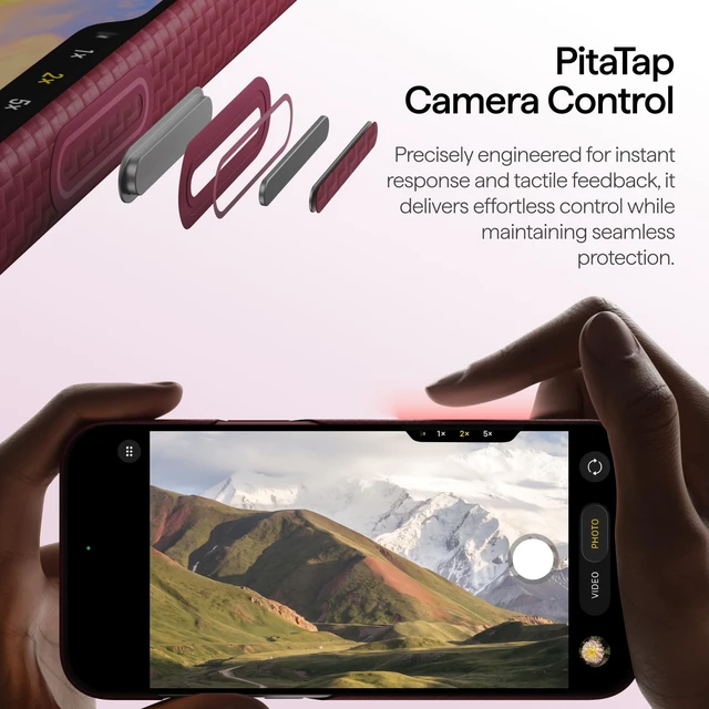 Alt view image 7 of 7 - for iPhone 18 Pro Max Case 6.9", Caseless Feeling, Burgundy (Argyle) | Barely There Feel Ultra-Slim Case, Camera Control Button, Compatible with MagSafe, 1500D Aramid Fiber Woven, Silky Texture