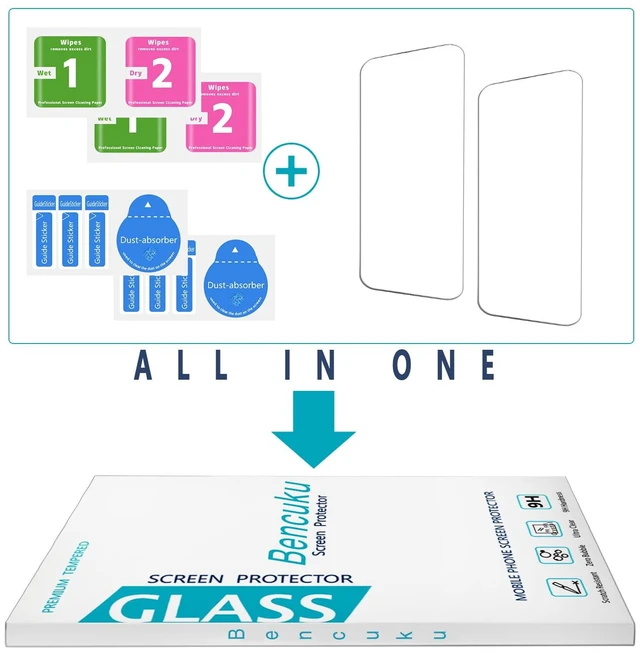 Alt view image 7 of 7 - 2 Pack Screen Protector for iPhone 18 Pro Max Tempered Glass | Easy to Install, Bubble Free, 9H Hardness