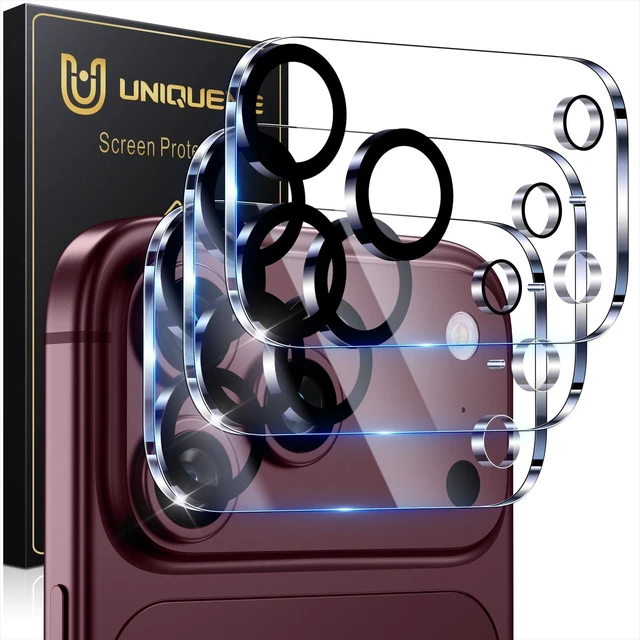 Main image of for iPhone 18 Pro Max Camera Lens Protector - 3 Pack | HD Clear, Anti Scratch, Full-Coverage, Camera Cover, Easy to Install, Case Friendly