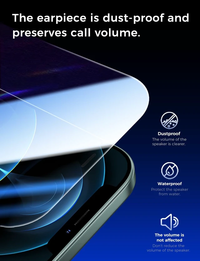 Alt view image 6 of 7 - 2 Pack for iPhone 12 Pro Max Glass Screen Protector 6.7 inch | Easy Installation,Auto Dust-Elimination, Bubble Free, HD Clear,Tempered Glass