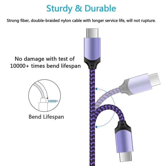 Alt view image 5 of 7 - for iPhone 16e 17e 17 18 Pro Max Air, 6FT Fast Charging Cable Charger for | iPhone 16e, 16, 16 Pro Max, 16 Pro, 16 Plus, 15, 15 Pro Max, 15 Pro, 15 Plus, Power Cord Phone Charger, USB A to Type C Cord