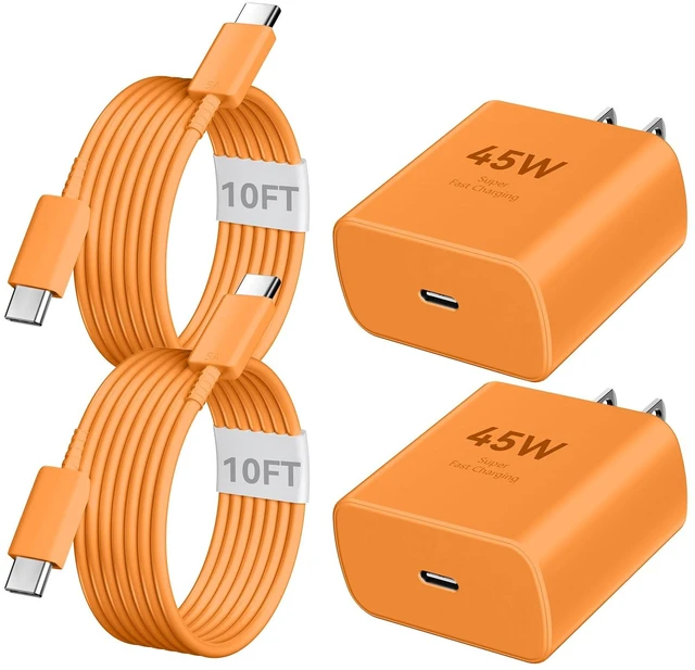 Main image of Super Fast USB C Charger for iPhone 17 16 Pro Max Charger, 10FT Long iPhone Chargers Fast Charging Cord Cable for iPhone 17 16 Pro Max/17 16 Pro/16 Plus,15 Pro Max/15, Android Phone-Orange
