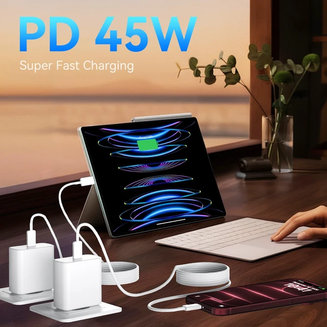 Alt view image 7 of 7 - iPhone Duo 18 17 16 Pro Max Charger Fast Charging,iPhone Charger USB C | 10FT Long Type C iPhone Charger Fast Charging Cable Cord Compatible with iPhone Duo 18 17 16 15 Pro Max/18 17 16 15 Pro/17/16