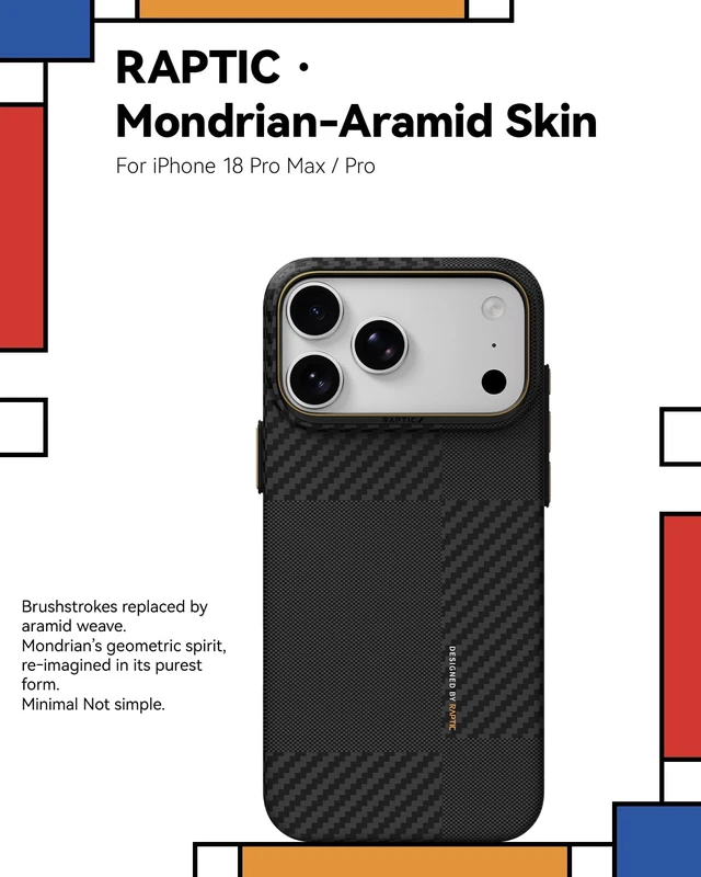 Alt view image 2 of 7 - for iPhone 18 Pro Max Case 6.9", Caseless Feeling, Aramid, Black | Barely There Feel UltraSlim Case, Camera QuickControl Button, MagSafe Compatible, 1500D Aramid Fiber Woven, Silky Texture