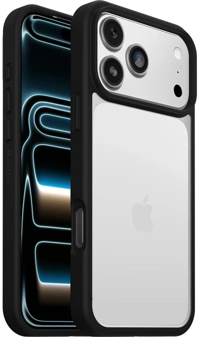 Main image of iPhone 18/17 Pro Max Profile Series Case, Black Crystal | Drop+ Protection - Ultra Thin - Pocket Friendly - Lightweight - Textured Grip - Camera Control - Non-Retail Packaging
