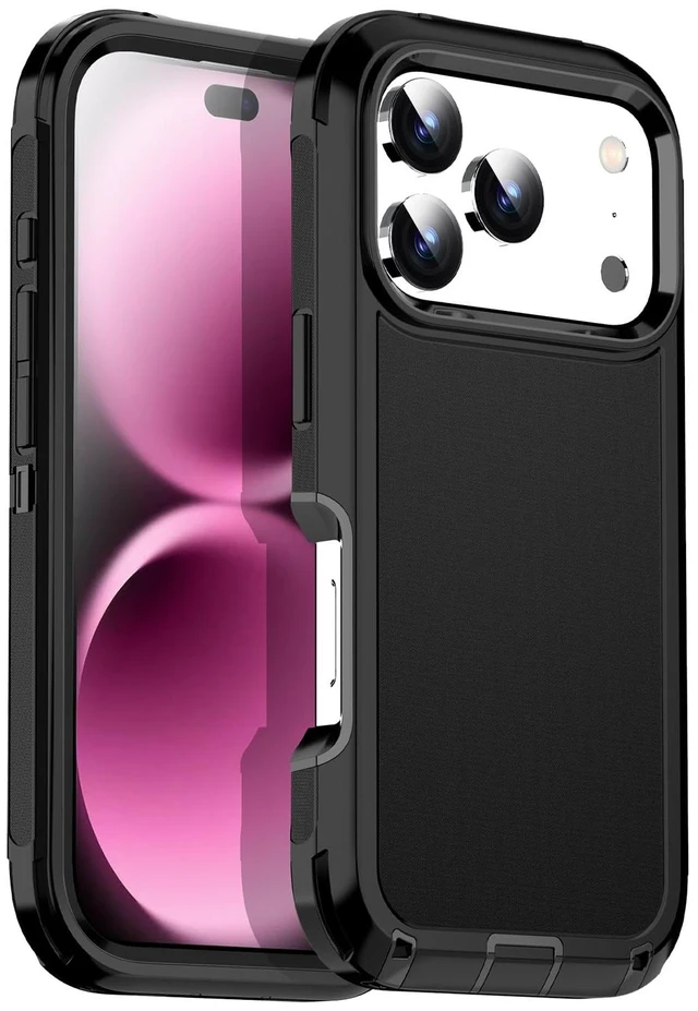 Main image of for iPhone 18 Pro Max Case with Heavy Duty Drop Protection_1 Black | Protection Full Body Rugged Shockproof/Drop Proof/DustProof Military Grade Tough Durable Cover for iphone 18 Pro Max 2026_2