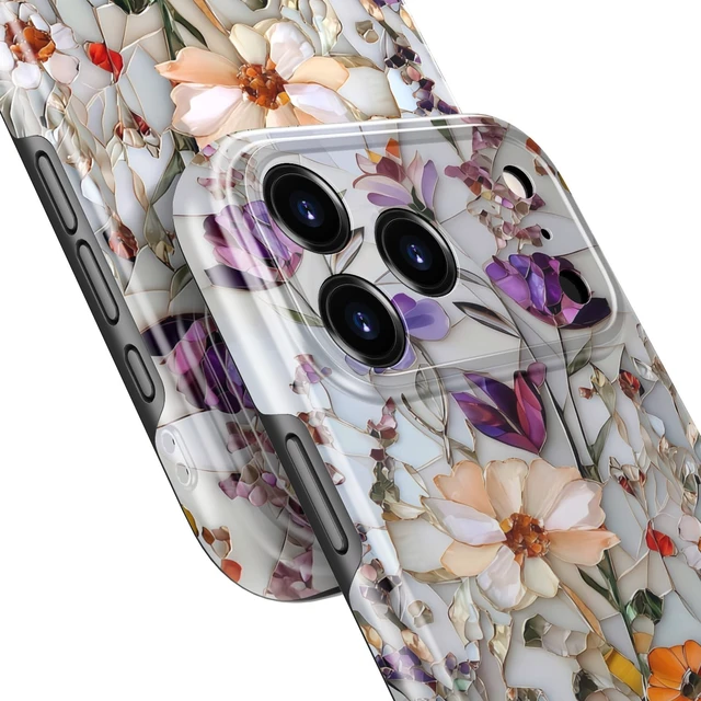 Alt view image 7 of 7 - for iPhone 18 Pro Max Case, Cute Wildflower, MagSafe Compatible | Dual-Layer Hard Shell & Silicone, Wireless Charging, Slim Fit Phone Cover with Floral Designs for Women Girls