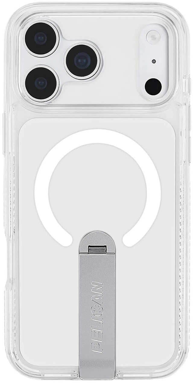 Main image of Protector iPhone 18 Pro Case with Kickstand - Clear | Rugged MagSafe Phone Case with 16ft Military-Grade Drop Protection - Heavy Duty Magnetic Phone Cover for iPhone 18 Pro