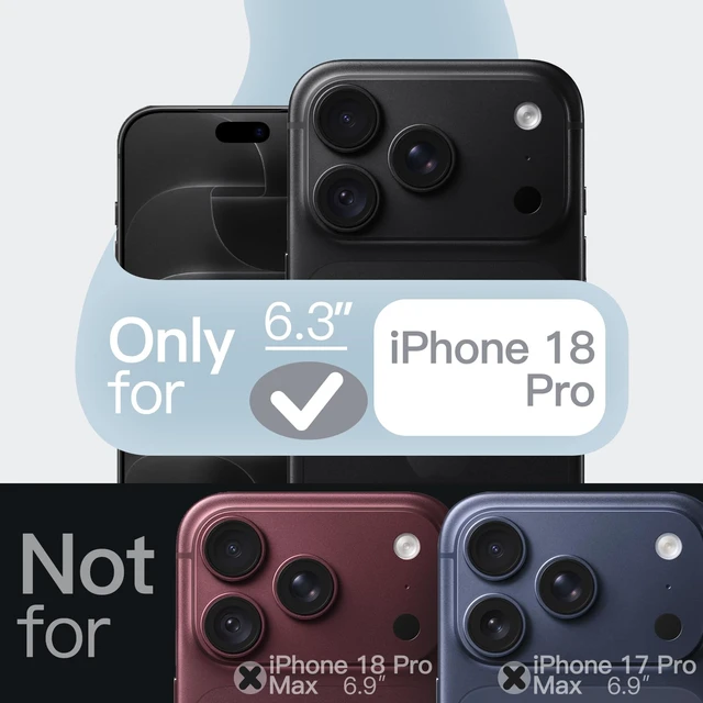 Alt view image 2 of 7 - Silicone Case for iPhone 18 Pro, Silky Soft Touch, Black | Shockproof Protection, Scratch Resistant, Microfiber Lining, Supports Wireless Charging
