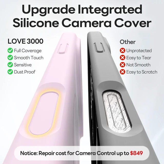 Alt view image 4 of 7 - Magnetic for iPhone 18 Pro Case Silicone, Chalk Pink | Compatible with Magsafe, Camera Protection, Soft Microfiber Lining, Slim Shockproof Protective Case for iPhone 18 Pro