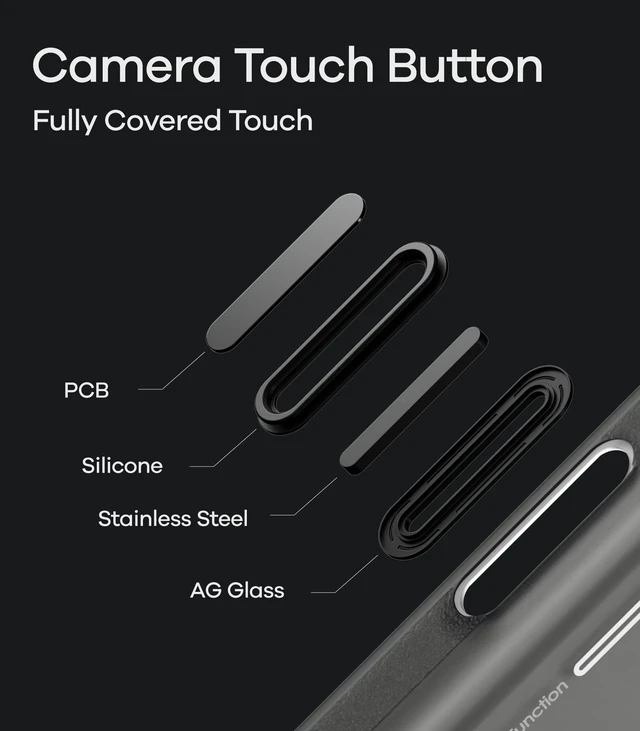 Alt view image 4 of 7 - A18 Frosted for iPhone 18 Pro Case | Transparent Gray | MagSafe-Compatible | Signature CoolHyper Tech | Aluminum Camera Guard | Full-Cover | Glow-in-the-Dark | IML Process
