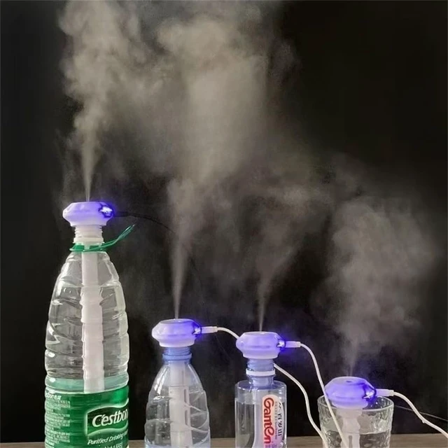 Alt view image 2 of 7 - HumidifierUSB Humidifiers for Bedroom and Office Cold Fog Humidifiers Bedroom Humidifier Nano-spray Student Mute Moisturizing Cold Spray Steaming Face Night Light Hydrating Instrument