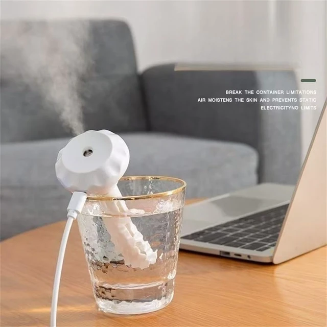 Alt view image 4 of 7 - HumidifierUSB Humidifiers for Bedroom and Office Cold Fog Humidifiers Bedroom Humidifier Nano-spray Student Mute Moisturizing Cold Spray Steaming Face Night Light Hydrating Instrument