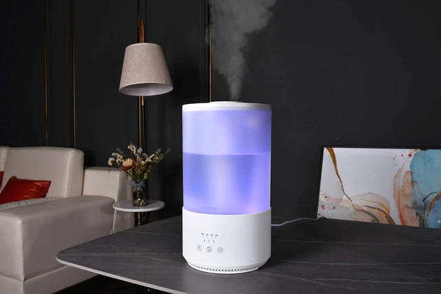 Alt view image 6 of 7 - 4000 ML Premium 4L Essential Oil Diffuser Humidifier Large White | 50 Hour Run with Remote Timer, 1 Gallon Capacity High Mist Output for Large Room, Tall Diffusers/Humidifiers Sleep Mode T401