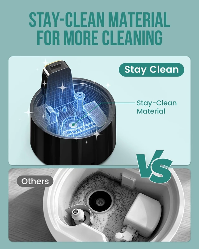 Alt view image 4 of 7 - Humidifiers for Bedroom, 4L Remote Control for Large Room,Black | Dishwasher Safe Design,Stay Clean Material,Easy Clean,Top Fill,Quiet Cool Mist for Baby,Night Light,Essential Oil Diffuser