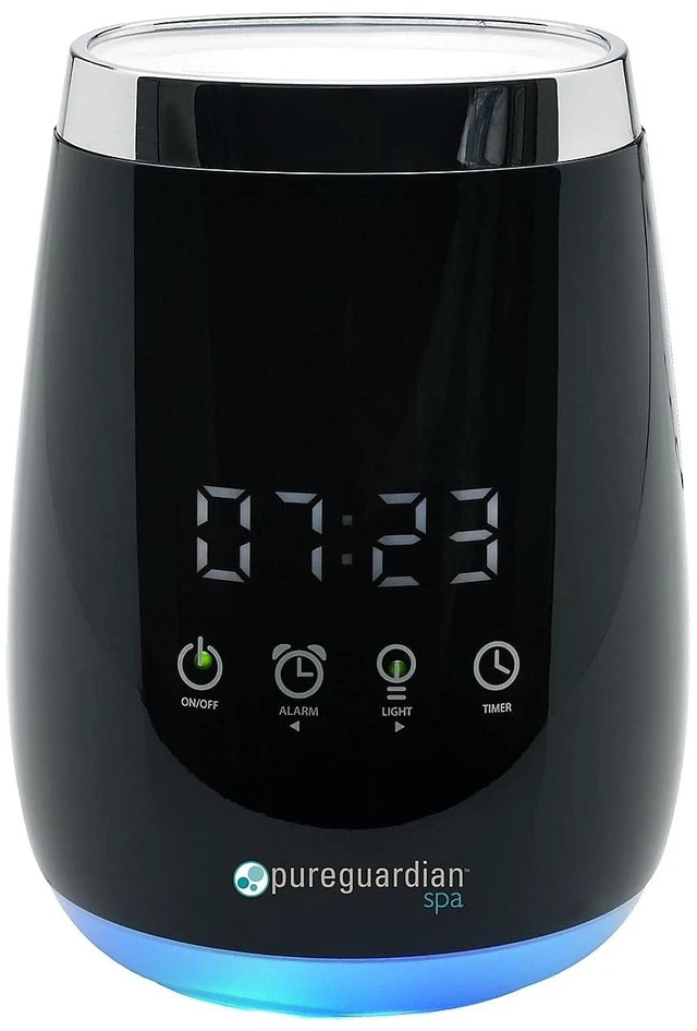 Main image of Diffuser for Essential Oils, Ultrasonic, Cool Mist, Aromatherapy Creates Relaxing Environment, Optional Night Light, Alarm Clock, Timer, Up to 5-8 Hours, SPA260